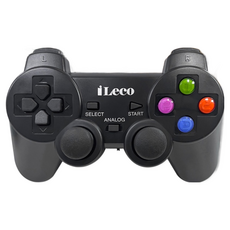 iLeco 無線雙震動遊戲手把 WJP-8, 適用於 Win 10 / Android系統, 1個