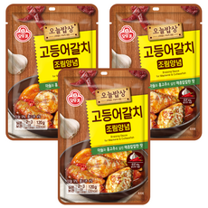 오뚜기 오늘밥상 고등어갈치 조림양념, 120g, 3개