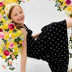 LIEBELLO 女童涼感透氣可愛無袖連身裙