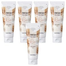 TONYMOLY Fresh To Go米糠泡沫洗面乳, 170ml, 5條