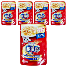 Unicharm Pet 銀湯匙 餐包 濃郁肉湯, 鮪魚, 60g, 5包