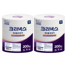 Kleenex 舒潔 2層大捲衛生紙優質 250m, 200m, 3捲, 2袋