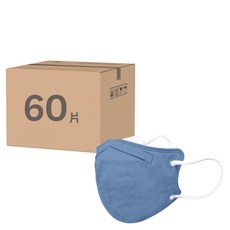 順易利 立體醫用口罩 成人新款 L, 30片, 梵高藍, 2盒