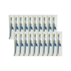 Market A便攜式牙刷 牙膏 單個包裝 牙科工具 藍綠色, 20組