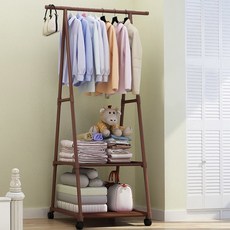 Better Buys 收納雙層衣架, 棕色