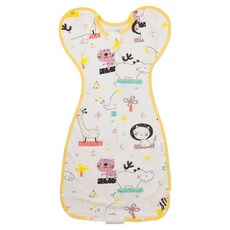 OhBabyLying 開釦袖成長包巾 100%棉, 動物派對