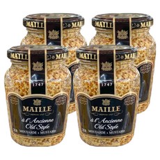MAILLE 魅雅 老式全麥芥末, 200g, 4罐