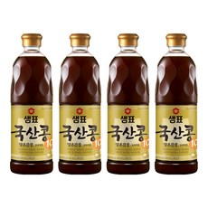 샘표 국산콩 양조간장, 860ml, 4개