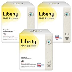 Liberty ORGANATURE Organature韓國產夜用褲型衛生棉, L(95~105cm), 4片, 3個