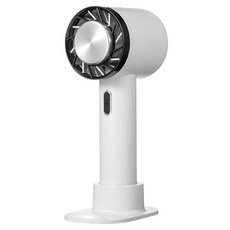 便攜式充電款速冷手持風扇 2200mAh電池, 白色, WX-622