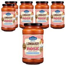 폰타나 롬바르디아 생크림 앤 갈릭 로제 파스타소스, 600g, 6개