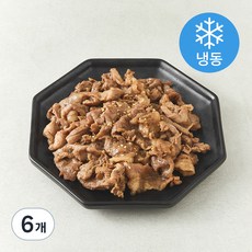 8도포차 대구식 연탄 돼지불고기 (냉동), 300g, 6개