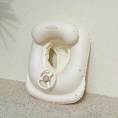 my little daisy 幼兒款Marika游泳圈氣墊學步器, 1個, 象牙白