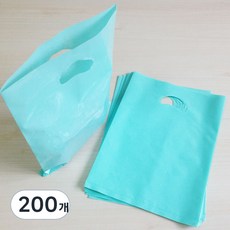 成元包裝 環形提把塑膠購物袋 40 x 50 cm, 200個, 薄荷綠