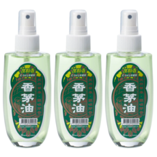 室翲香 玻璃香茅油 100ml, 3瓶