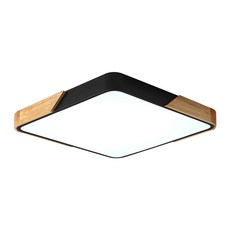 Honey Comb 馬卡龍LED 54W遙控調光調色臥室吸頂燈 簡約現代, 1入, 木色