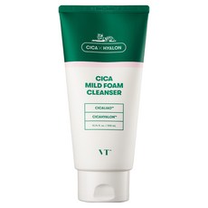 VT COSMETICS 老虎積雪草溫和泡沫洗面乳 CICA MILD FOAM CLEANSER, 深層清潔毛孔 洗去多餘油脂灰塵 鎖住肌膚水分 300ml, 1條, 1件