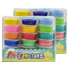 Atos 18色想像黏土套組, 隨機出貨, 2個