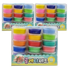 아토스 18색 상상 클레이 세트, 랜덤발송, 3개