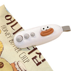 올릭 휴대용 미니 실링기 커팅기 비닐 봉지 밀봉기 충전식 가정용, 화이트, 1개