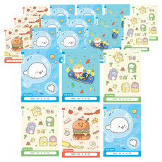 morning glory 小學1-2年級國語10格筆記本4種 + 隨機出貨2入組, A, 3套