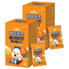 대상웰라이프 정품 뉴케어 마이키즈 멀티비타민 미네랄 구미, 60정, 2개