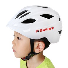 DAYOFF 兒童用一體成型自行車安全帽 MT-309, 白色