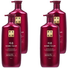 리엔 자윤 모근강화 지성 샴푸, 950ml, 4개