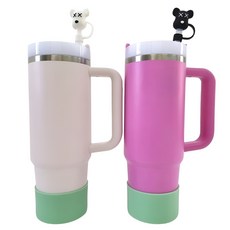 데일리픽 텀블러 보호 부츠 커버, 민트, 2개