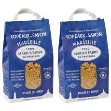 MARIUS FABRE 法鉑馬賽肥皂 傳統馬賽皂絲, 2個, 980g