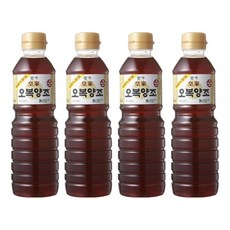 오복식품 황가 양조간장, 500ml, 4개