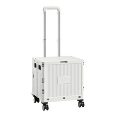 HENRAY 四輪萬向露營推車, 可拆蓋購物推車 50L超大容量 可調節伸縮拉桿, 星空灰, 1個