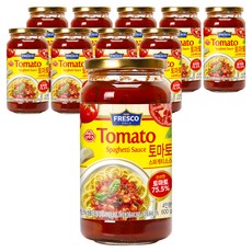 오뚜기프레스코 토마토 스파게티소스, 600g, 10개