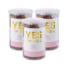 골드로니 강아지 예스아임리얼 프리미엄 저온건조 간식, 돼지귀, 130g, 3개