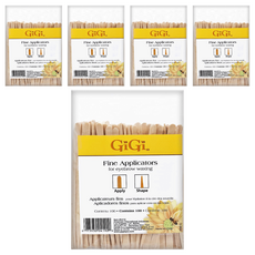 GiGi 熱蠟專用木棒 眉毛除毛細棒 100入, 5包