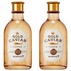 SKINFOOD 黃金魚子醬EX化妝水, 145ml, 2瓶