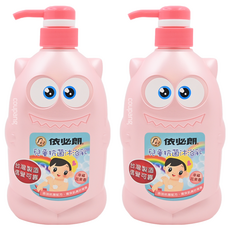 依必朗 兒童抗菌沐浴乳-幸福花果香，Chlorhexidine配方，溫和不刺激, 700ml, 2瓶