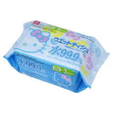 LEC Kitty 濕紙巾補充包 80張, 1包, 3包