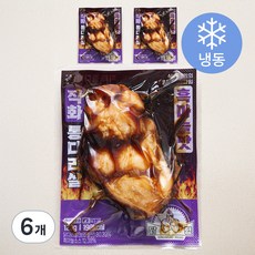 직화 통다리살 흑마늘맛 (냉동), 120g, 6개