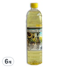 SIERRA DE YUTIEL 葵花油, 6個, 1L