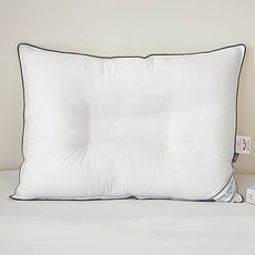 코멧 홈 진드기세이프 호텔식 프리미엄 마이크로화이버 경추형 베개솜, 화이트, 1개