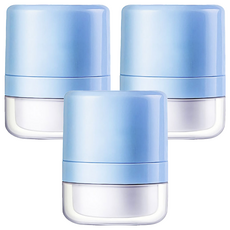 頭髮蓬蓬粉 3個, 藍色, 1組