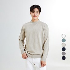 SPAO 男性美麗諾半高領套頭針織衫 SPKAE4TM03