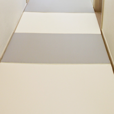 리빙코디 연결가능한 복도형 4단 유아폴더매트, 그레이