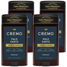 CREMO 體香膏 神聖之木, 75g, 4瓶