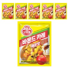 오뚜기 바몬드 카레 골드 매운맛, 100g, 6개