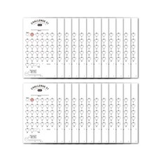 31天養成習慣挑戰畫紙 12入, 存錢罐, 2套