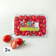 스윗토 스테비아 대추방울토마토, 1.2kg, 3팩