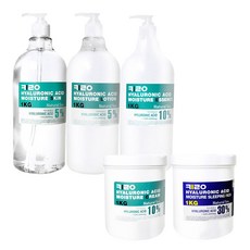 KIROCOS 玻尿酸保濕護膚品 1000g 5種組, 1組