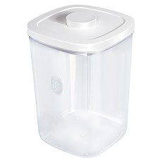 毛皇上 真空儲糧密封罐附飼料量杯, 白色, 1個, 10L